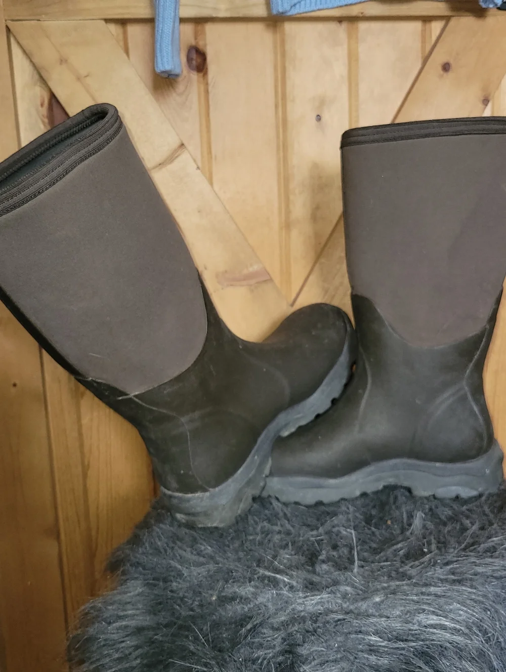 Muck Boot Company Wetland Tall Brown/ Rubber Boots Womens Size 7 - Picture 5 of 10